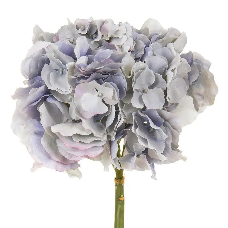 Light Blue Hydrangea Artificial Stem – 50Cm Compact Floral 1
