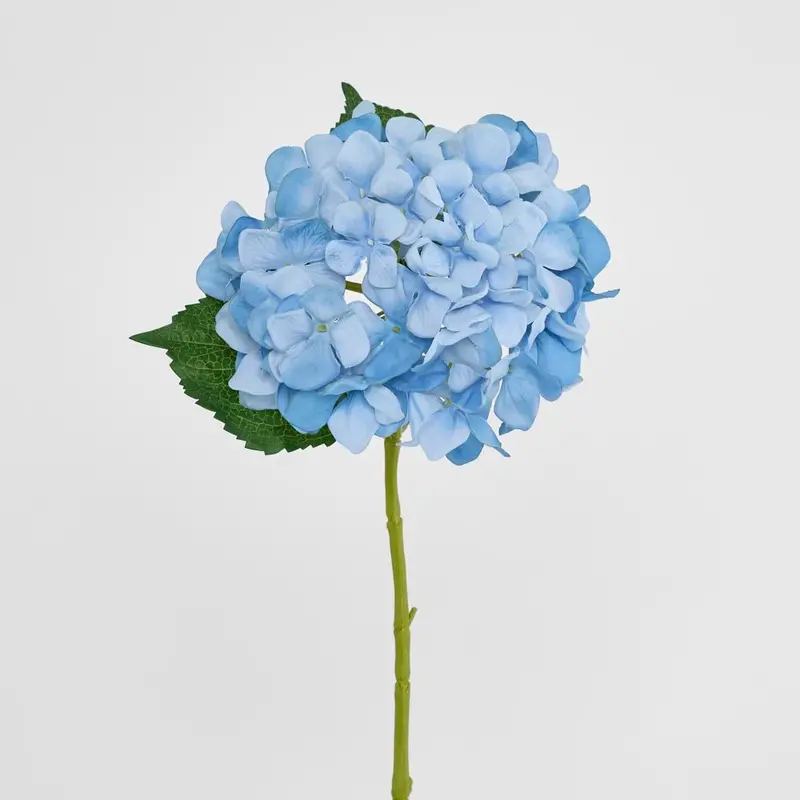 Light Blue Hydrangea Stem – 62Cm Lifelike Floral 1