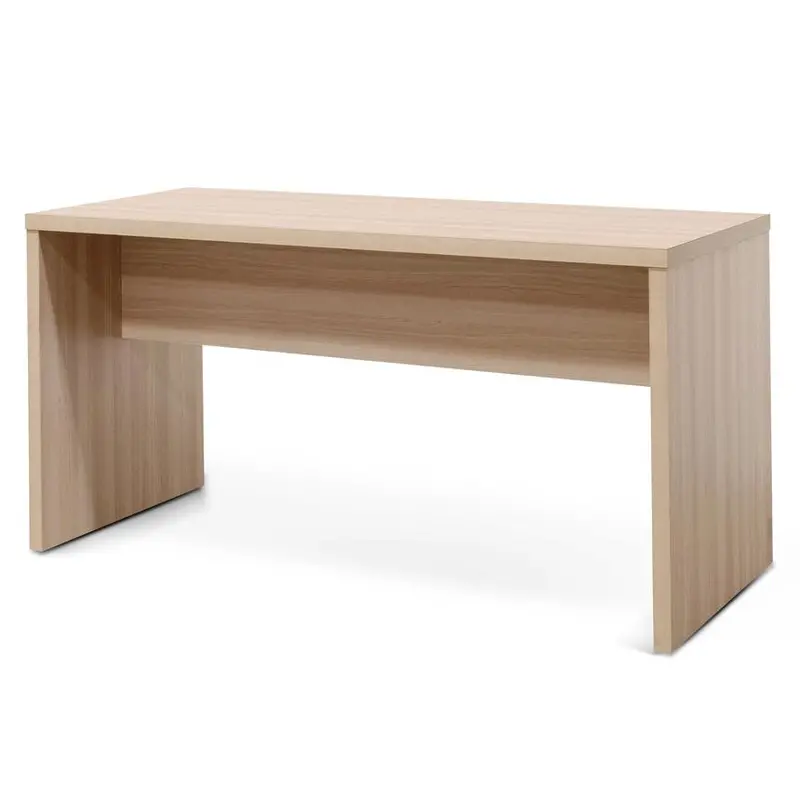 Light Oak Executive Office Desk With Clean Modern Lines 1