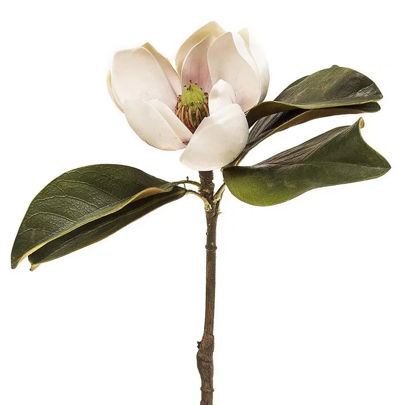 Light Pink Short-Stem Magnolia Artificial Flower – 60Cm 1