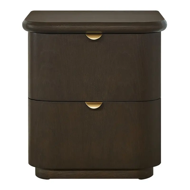 Lina Smoked Oak Bedside Table 1