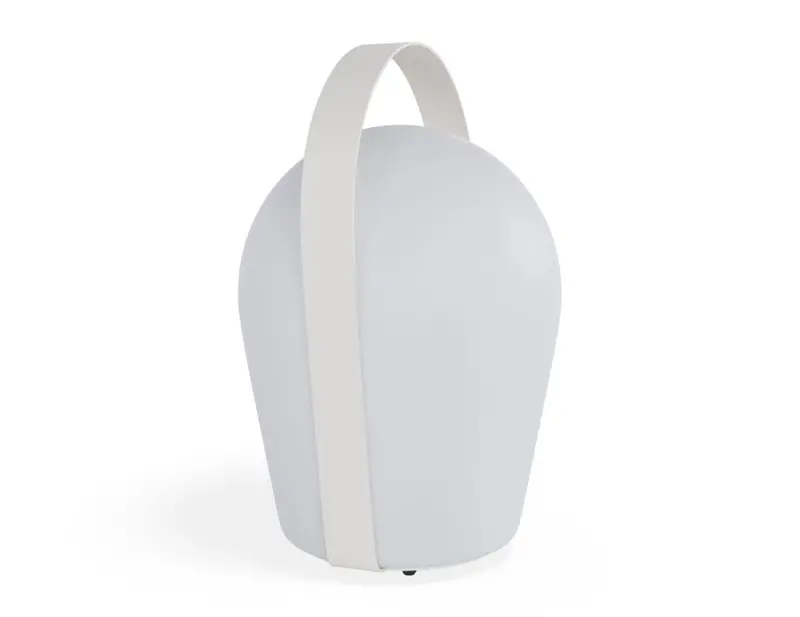 Lume Portable Outdoor Lamp – Weather-Resistant White Finish 1