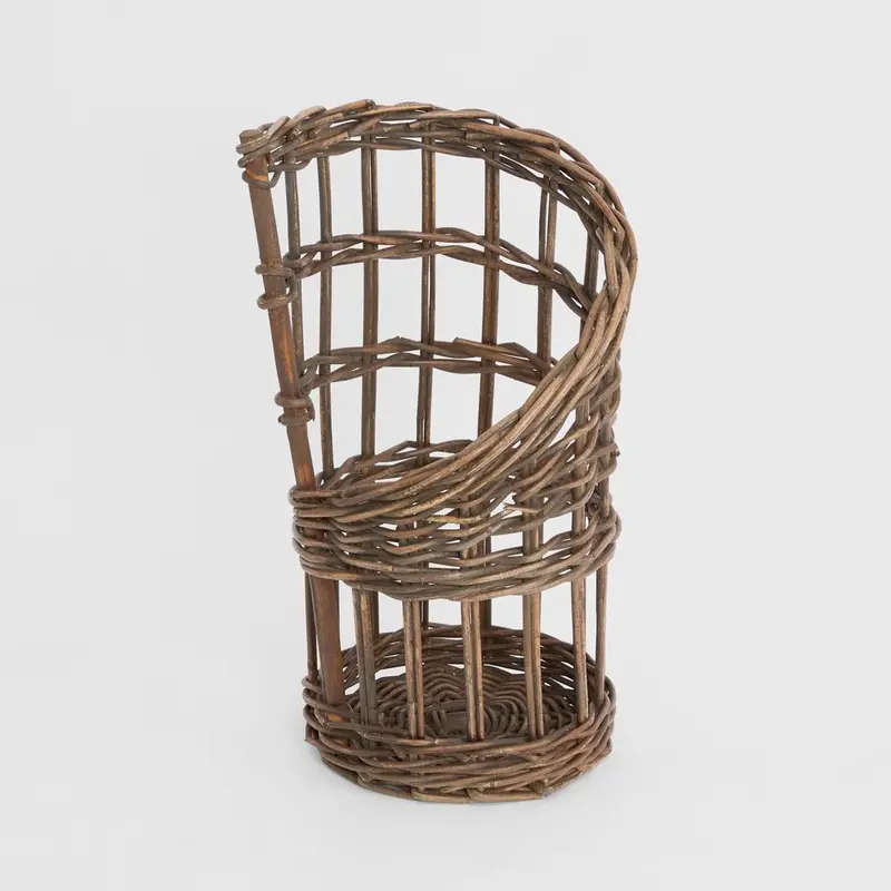 Luna Baguette Bread Basket – Handwoven Rattan Serving Tray 1
