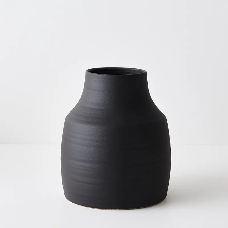 Malucca Stoneware Pot Set – Dual-Pack Textured Planters 1