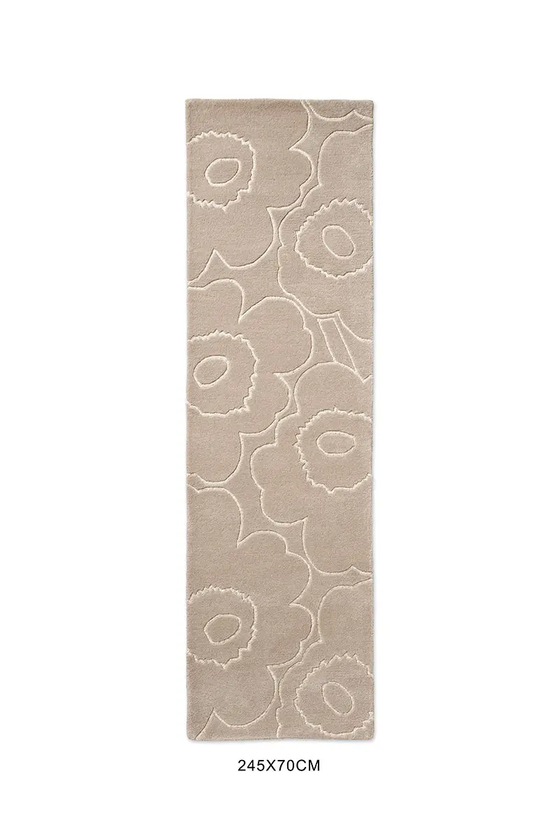 Marimekko Piirto Unikko Greige Runner Rug – 133704 1