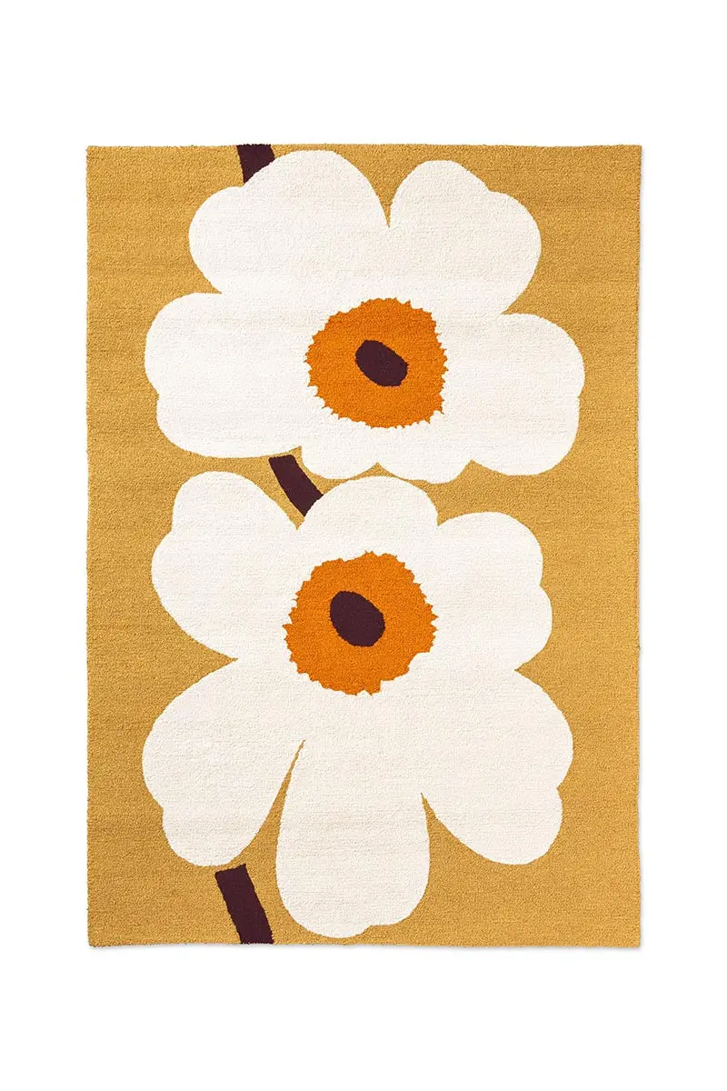 Marimekko Unikko Anniversary Outdoor Rug – Honey Tone Design (433001) 1