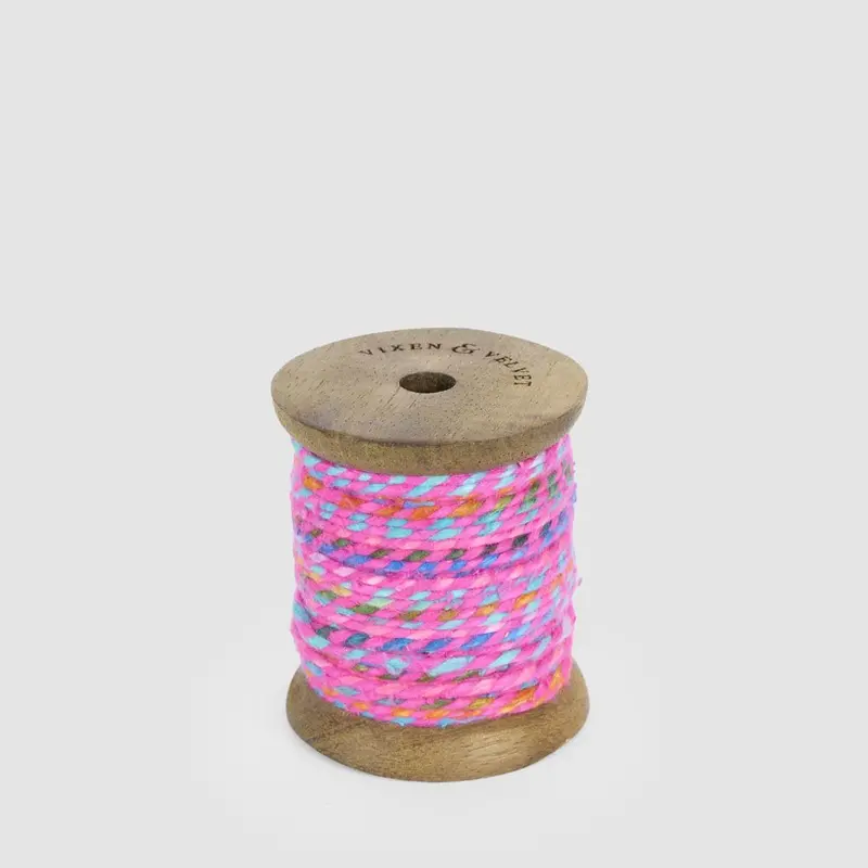 Marrakech Multi-Color String – Fuchsia Tone, 10 Meters 1