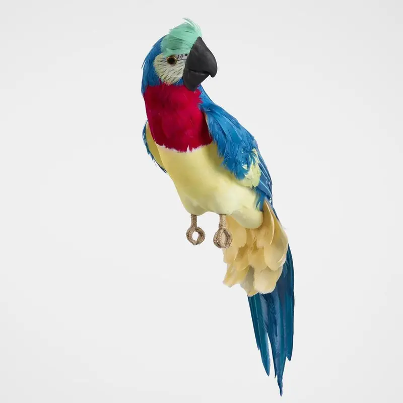 Marron Blue Parrot Figurine 1