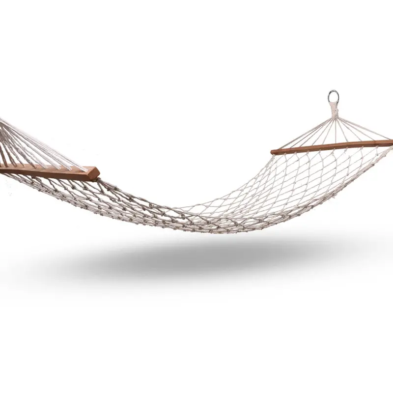Mesh Hammock Bed With Steel Frame – Breathable Outdoor Hanging Lounger 1