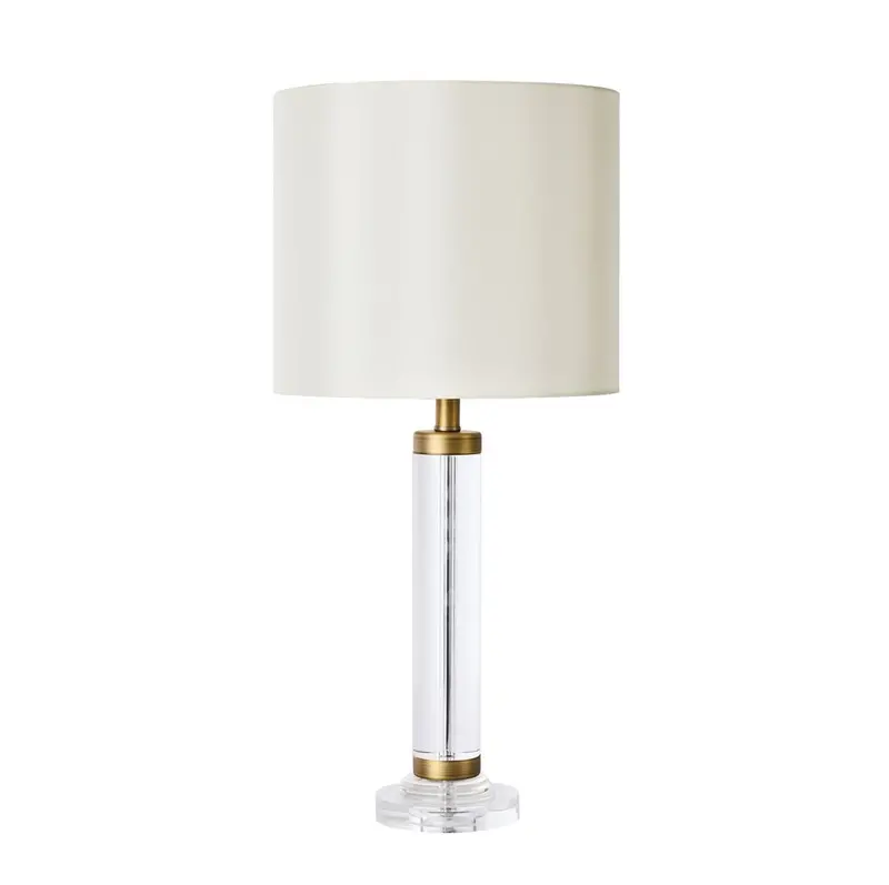 Miles Crystal Table Lamp – Sparkling Glass Base With Soft Glow 1