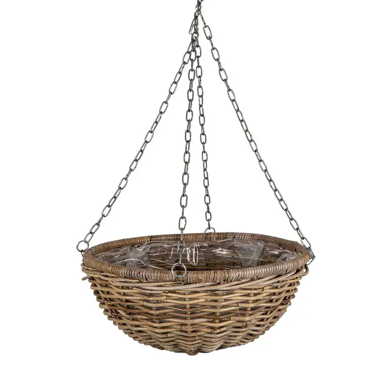 Mini Rattan Hanging Planter For Air Plants Or Small Greens 1