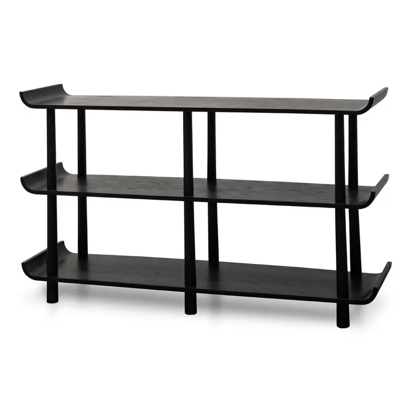 Minimalist Black Shelving Unit 1