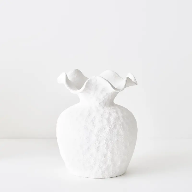 Minimalist Namoli Vase Set – Two-Tone Stoneware Pair For Home Styling 1