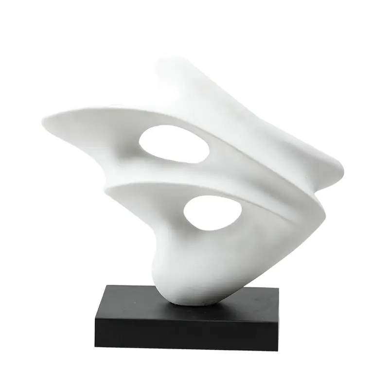 Minimalist White Source-Themed Decorative Ornament 1
