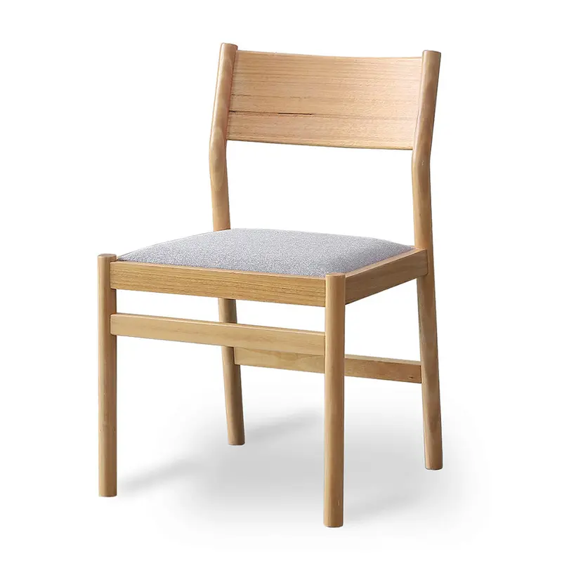 Mirit Collection Natural-Finish Dining Chairs – Set Of 2 1