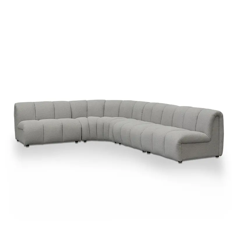 Modular Grey Fabric Sofa 1