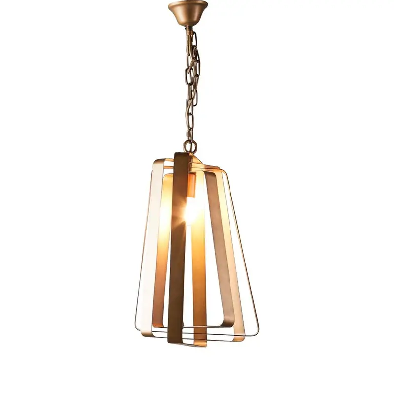Mona Vale Copper-Finished Hanging Lamp 1