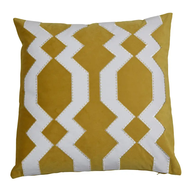 Mosman Metallic Gold Cushion Cover 1