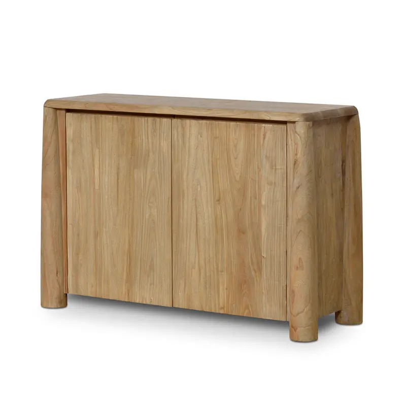 Natural-Finish 43Cm Storage Cabinet 1
