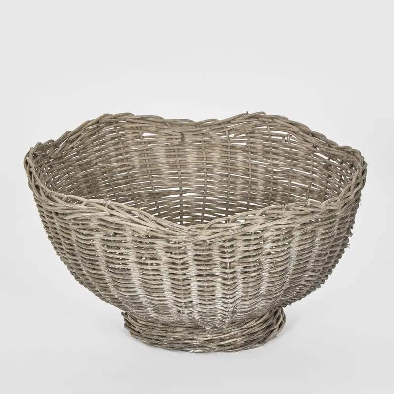 Natural Rattan Fruit Display Basket – Handwoven 1