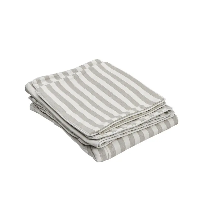 Natural Stripe Slipcover For Noosa Hamptons 3-Seat Sofa 1