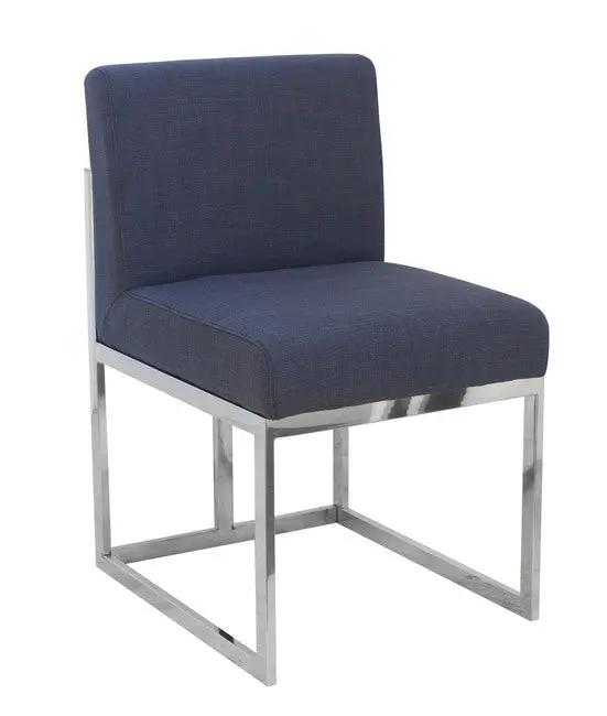 Navy Blue Jaxson Dining Chair – Modern Upholstered Seat 1