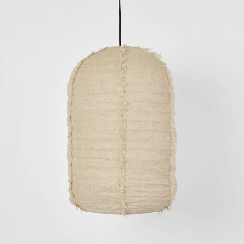 Nendo Capsule Lamp Shade – Medium Natural Fibre (Shade Only) 1