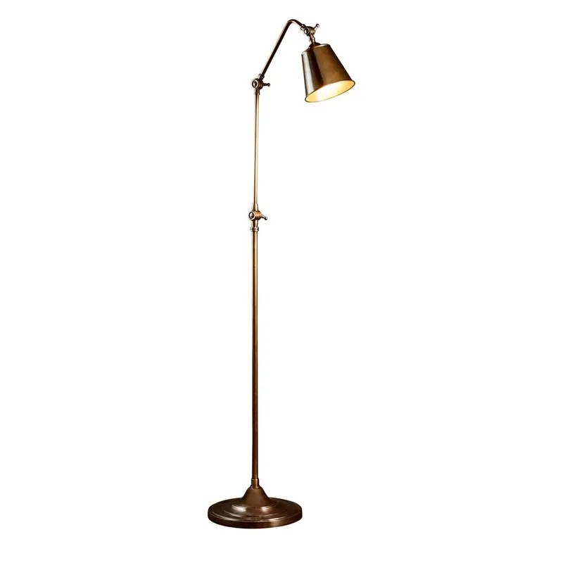 Newbury Standing Lamp With Antique Brass Finish 1