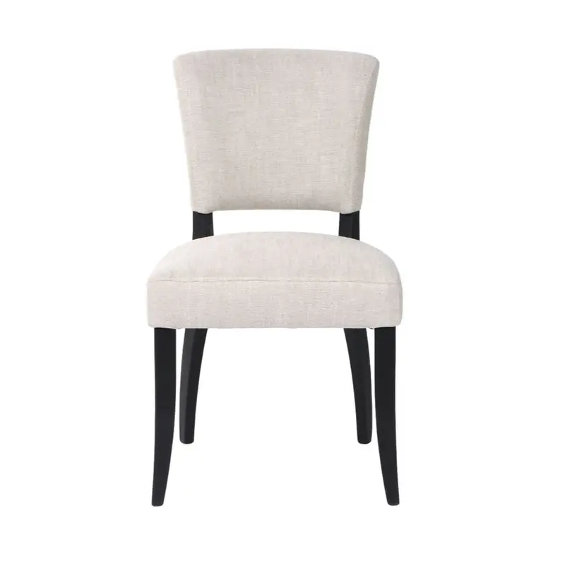 Noah Dining Chairs – Natural Linen Upholstery (2-Pack) 1