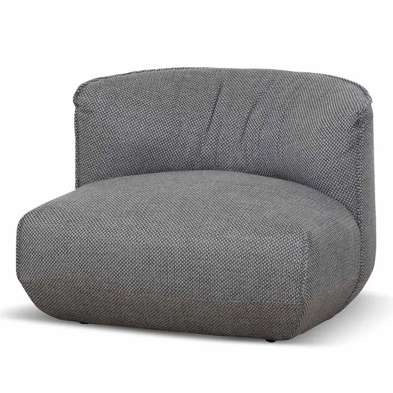 Noble Grey Upholstered Lounge Chair 1