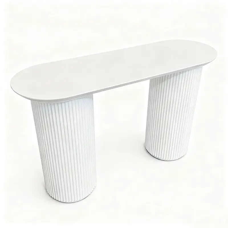 Nomad Small White Console Table 1