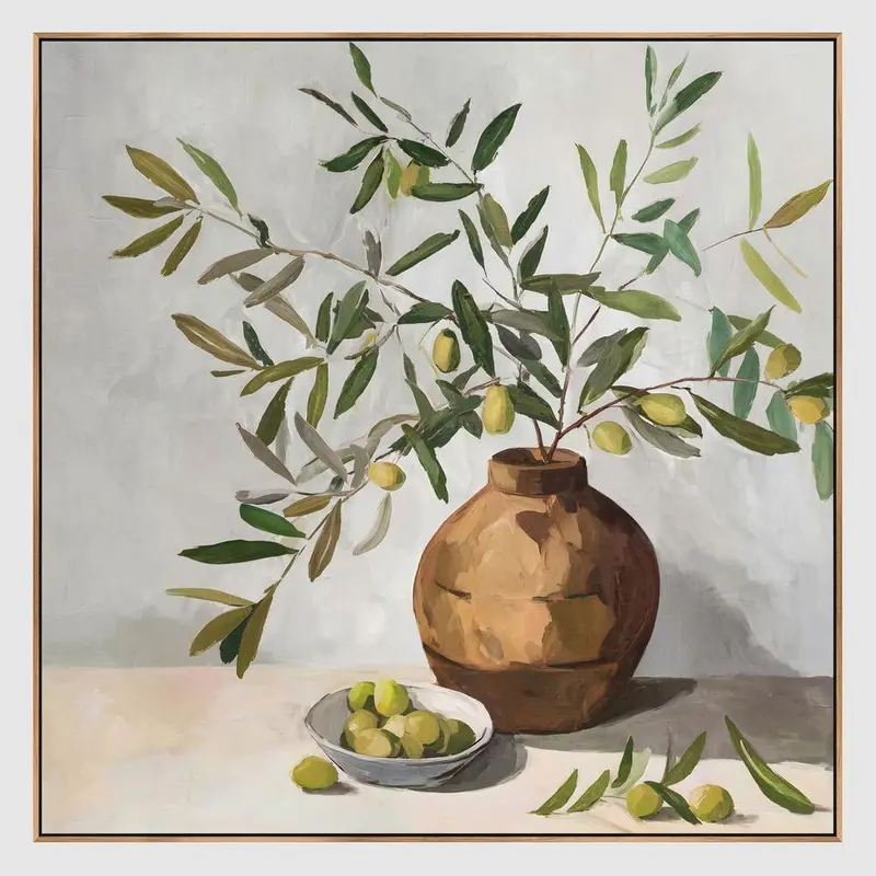 Olive Branch Wall Art Print – Style B 1