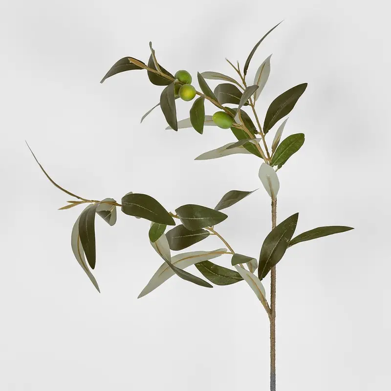 Olive Leaf Artificial Spray – 76Cm Tall Botanical Accent 1