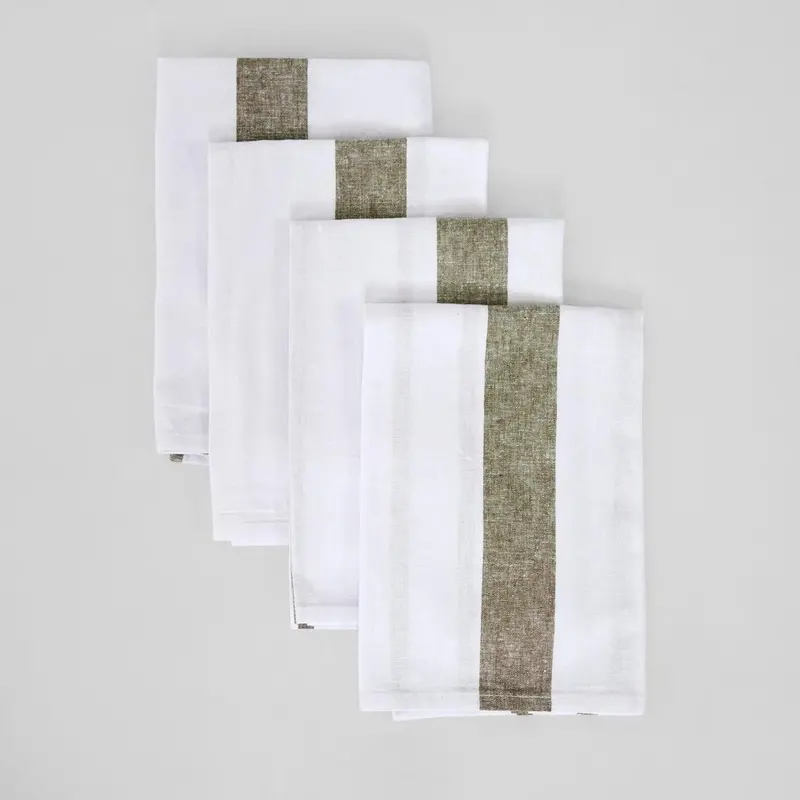 Olivia Cotton Tea Towel Set – 4 Pack 1