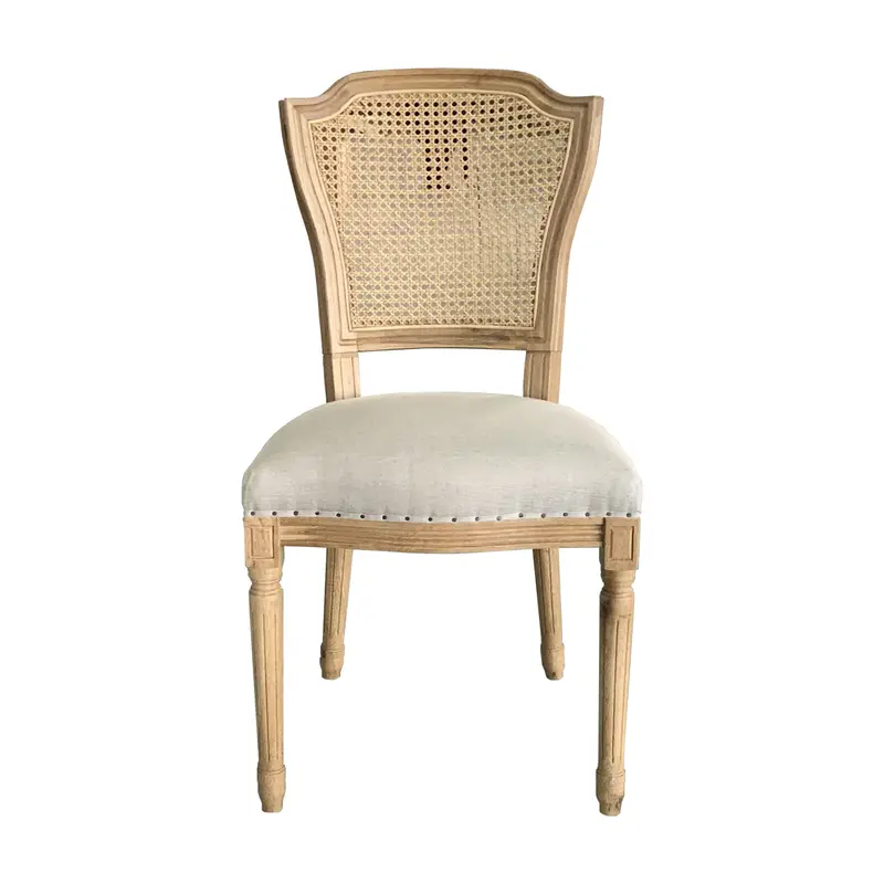 Olivia Dining Chair In Solid Weathered Oak Frame 1