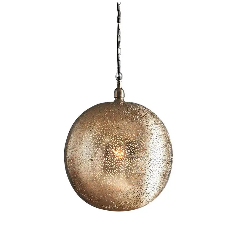 Orion Nickel Ball Ceiling Pendant 1