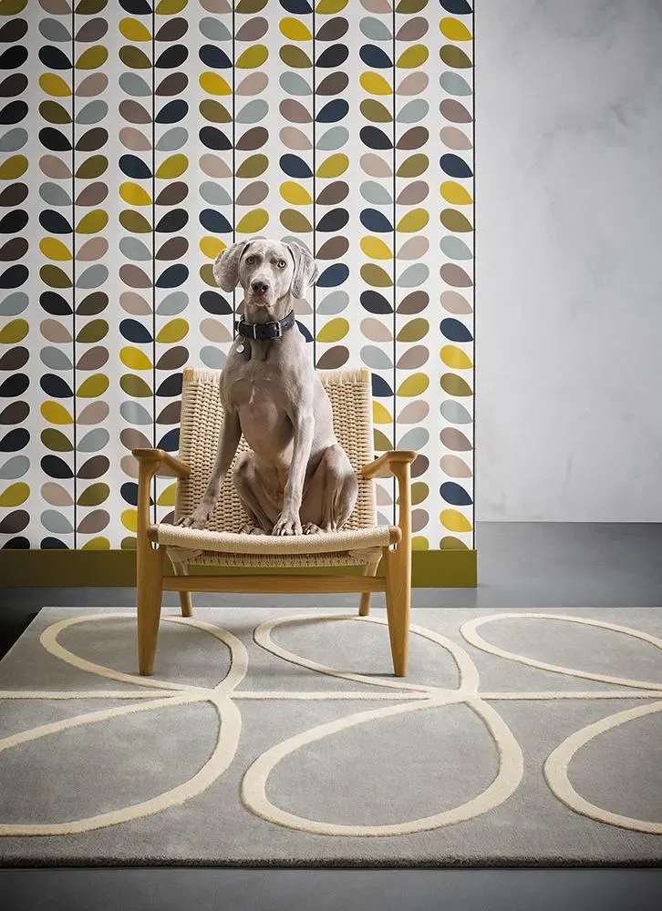 Orla Kiely Oversized Linear Stem Wallpaper 1