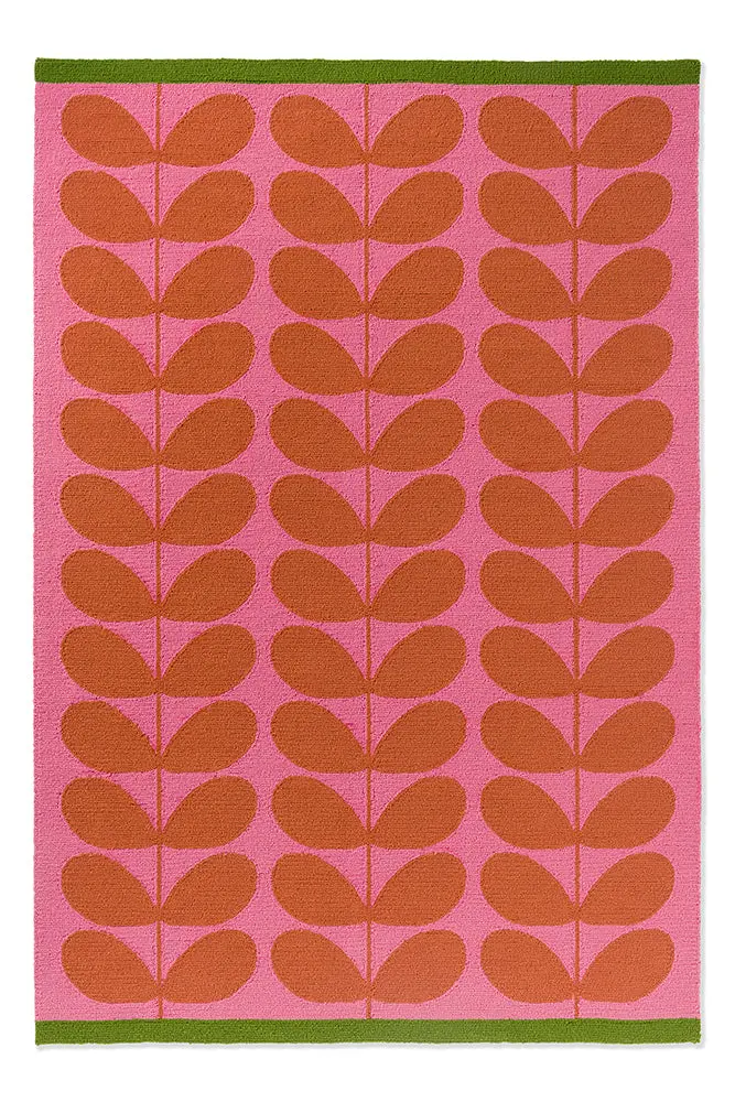 Orla Kiely Solid Stem Paprika Outdoor Rug – 463601 1