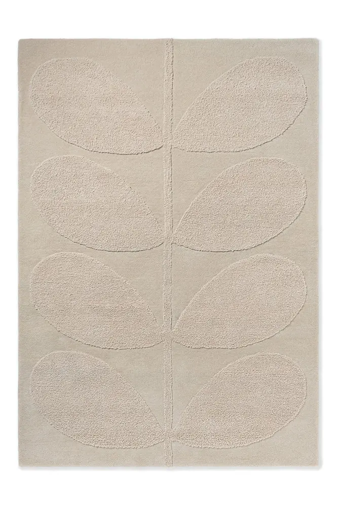 Orla Kiely Solid Stem Rug In Ecru – Pattern 158309 1