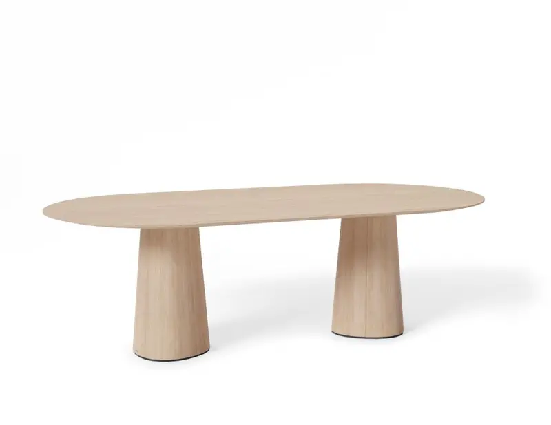 P.O.V. 464 Oval Dining Table – European Oak By Ton 1
