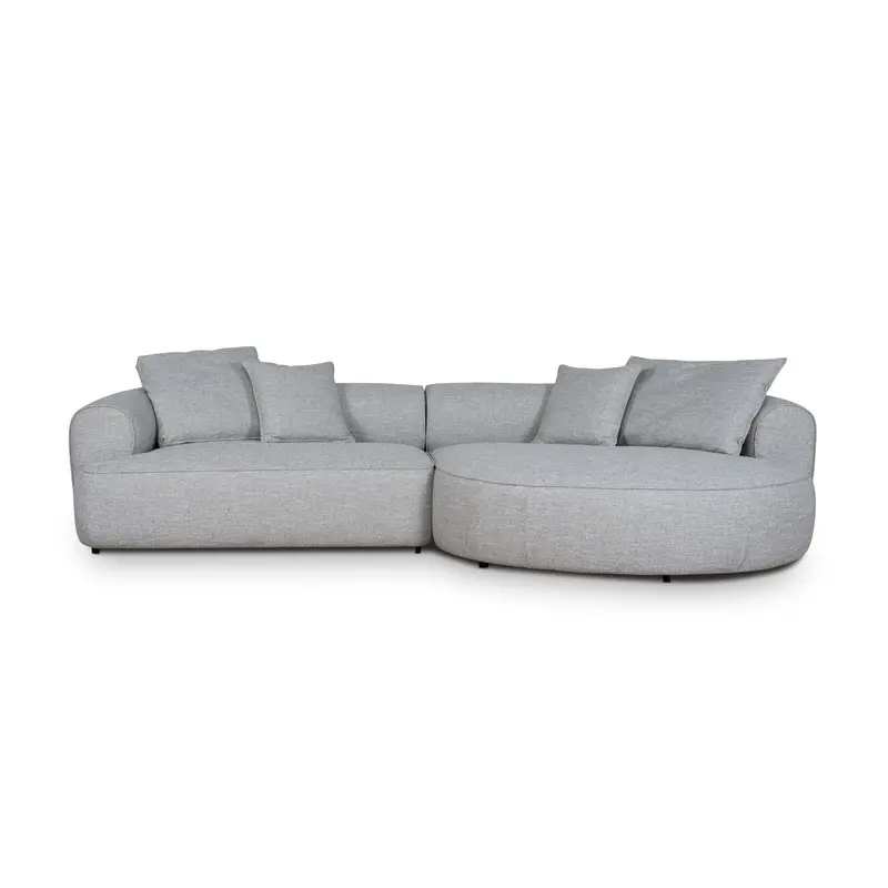 Pale Beige Modular Left-Chaise Sofa 1