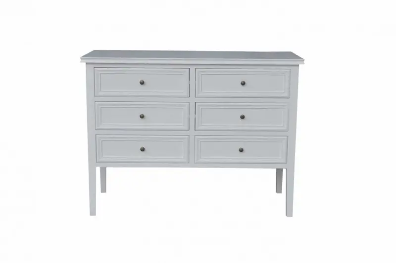 Partrack Chest – Clean White Painted Finish 1
