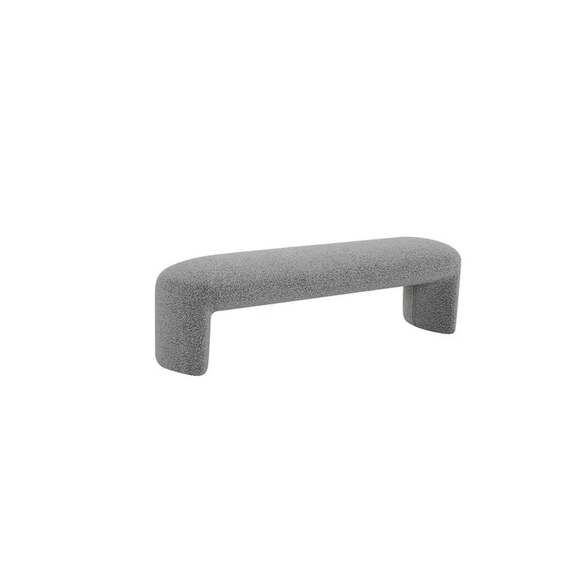 Pepper Bouclé Long Ottoman Bench (1.5M) 1