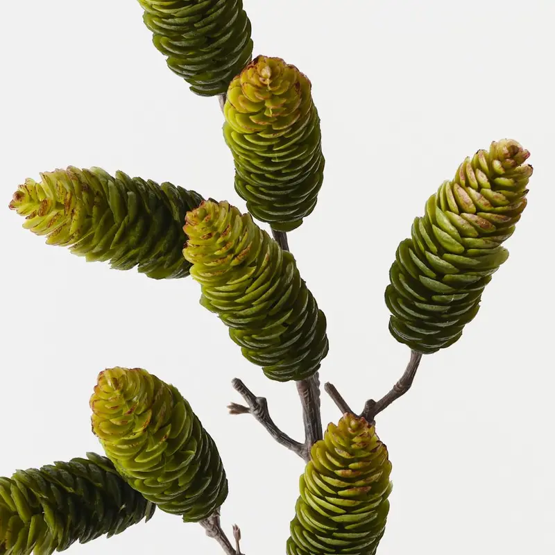 Pine Cone Decorative Spray – 12-Unit Set 1