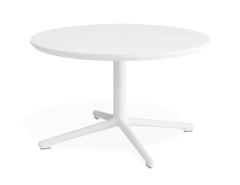 Place Round Coffee Table – 70 Cm Diameter, White Top 1