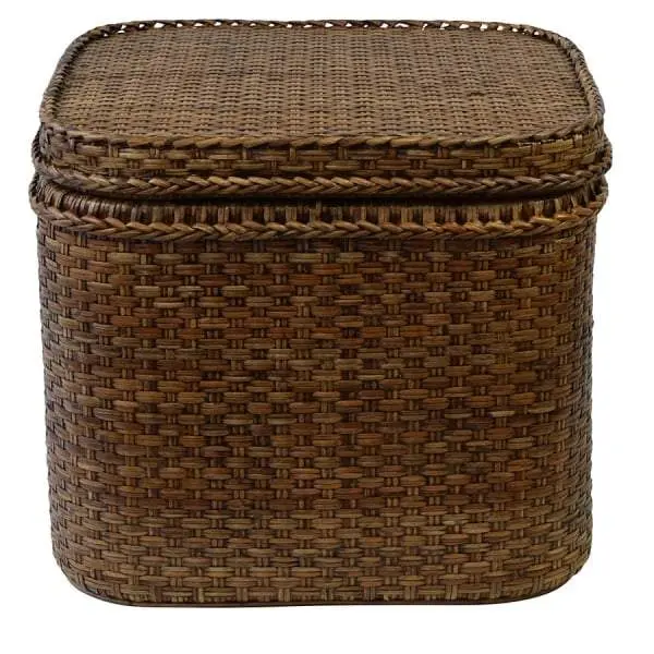 Plantation Square Rattan Chest 1