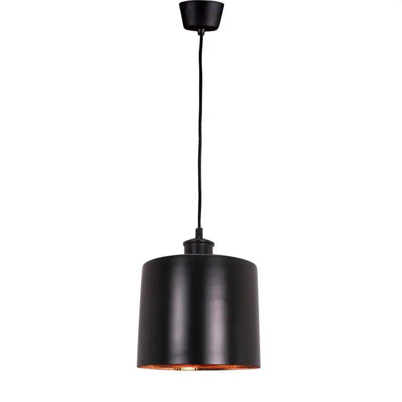 Portofino Large Ceiling Pendant – Matte Black And Copper Dual-Tone 1