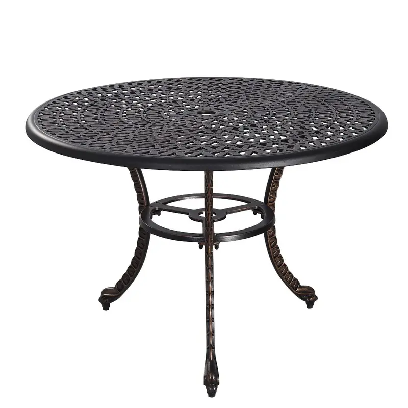 Prato Cast Aluminium Outdoor Or Indoor Dining Table – Sleek Modern Design 1