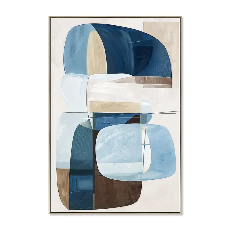 Premium 80X120Cm Natural Wood Canvas Print 1