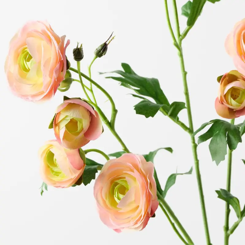 Premium Ranunculus Faux Stems – 12-Stem Set 1